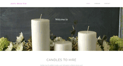 Desktop Screenshot of candlestohire.co.za